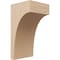 Ekena Millwork 7"W x 7"D x 14"H Wide Huntington Rough Cedar Woodgrain TimberThane Corbel, Primed Tan CORUR07X07X14HUNRCPR - alternate 1